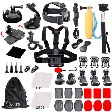 Black Pro GoPro Accessory Kits