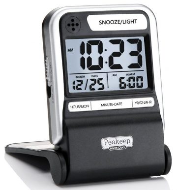 Peakeep Travel Alarm Clocks 