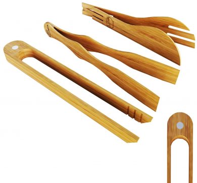 BAMBOOWORX Salad Tongs