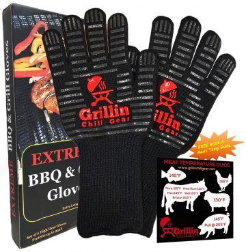 Grillin Chill Gear BBQ Grill Gloves