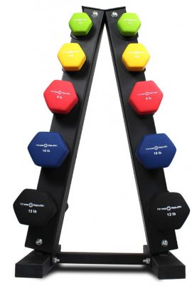 Fitness Republic Dumbbell Sets with Rack