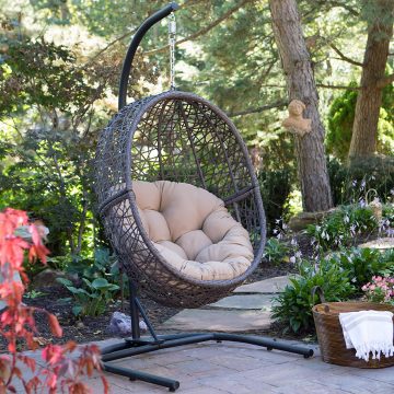 Island Bay Hanging Chaise Loungers