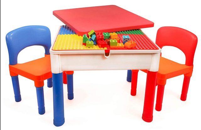 utex lego table with chairs