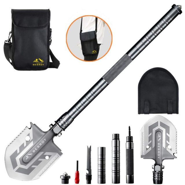 carbon steel outdoor survival trekking pole