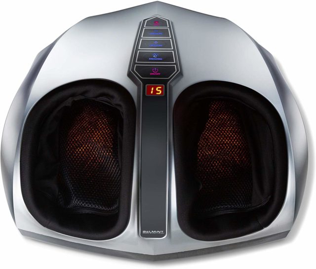 belmint shiatsu foot massager with airbag massage pressure and heel massage