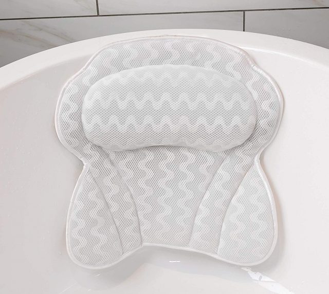Bath Pillow Best Bath Pillows For Head Comfort White Waterproof Bath Pillow